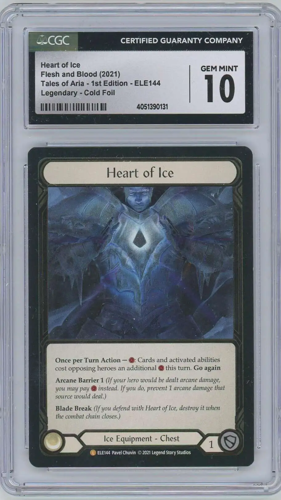 Flesh and Blood Trading Card Game Tales of Aria Heart of Ice Cold