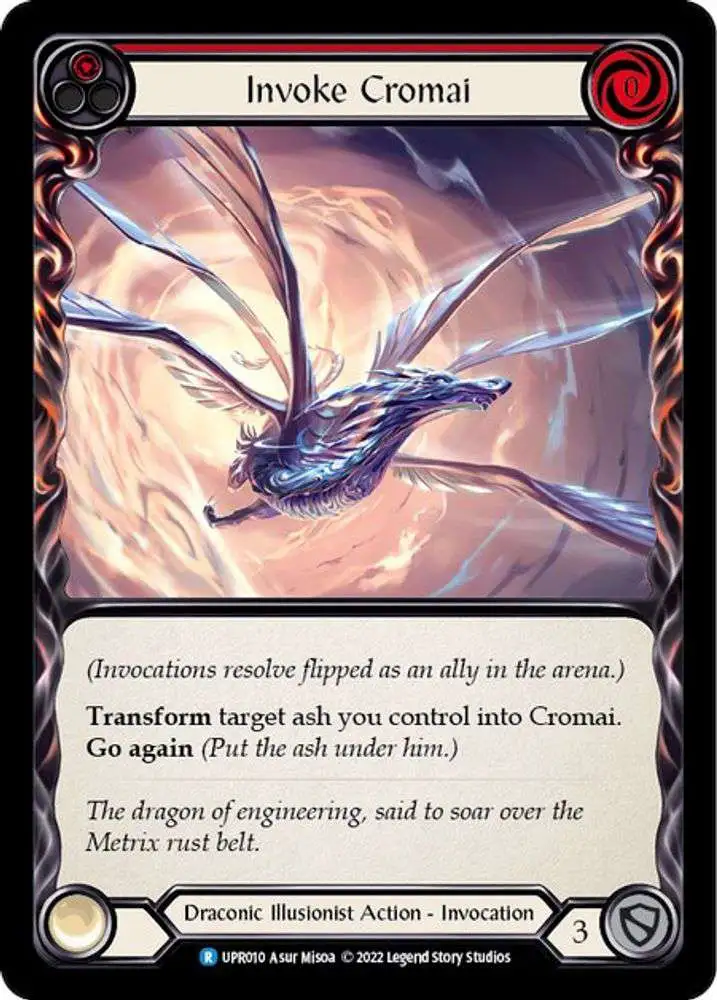 Flesh and Blood Trading Card Game Uprising Single Card Rare Invoke Cromai  Cromai UPR010 - ToyWiz