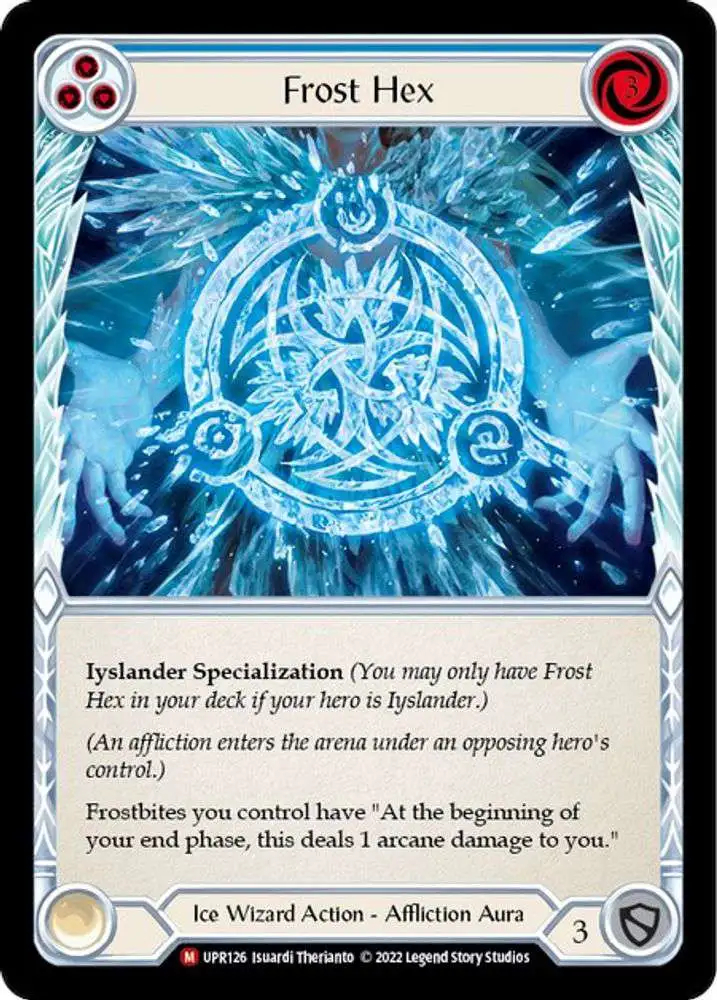 Flesh and Blood Trading Card Game Uprising Majestic Frost Hex UPR126