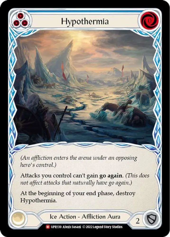 Flesh and Blood Trading Card Game Uprising Majestic Hypothermia UPR139