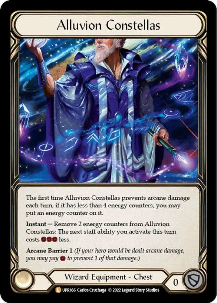 Flesh and Blood Trading Card Game Uprising Single Card Legendary Alluvion  Constellas UPR166 - ToyWiz