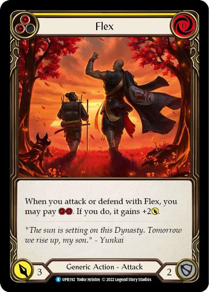 Flesh and Blood Trading Card Game Uprising Single Card Rare Flex