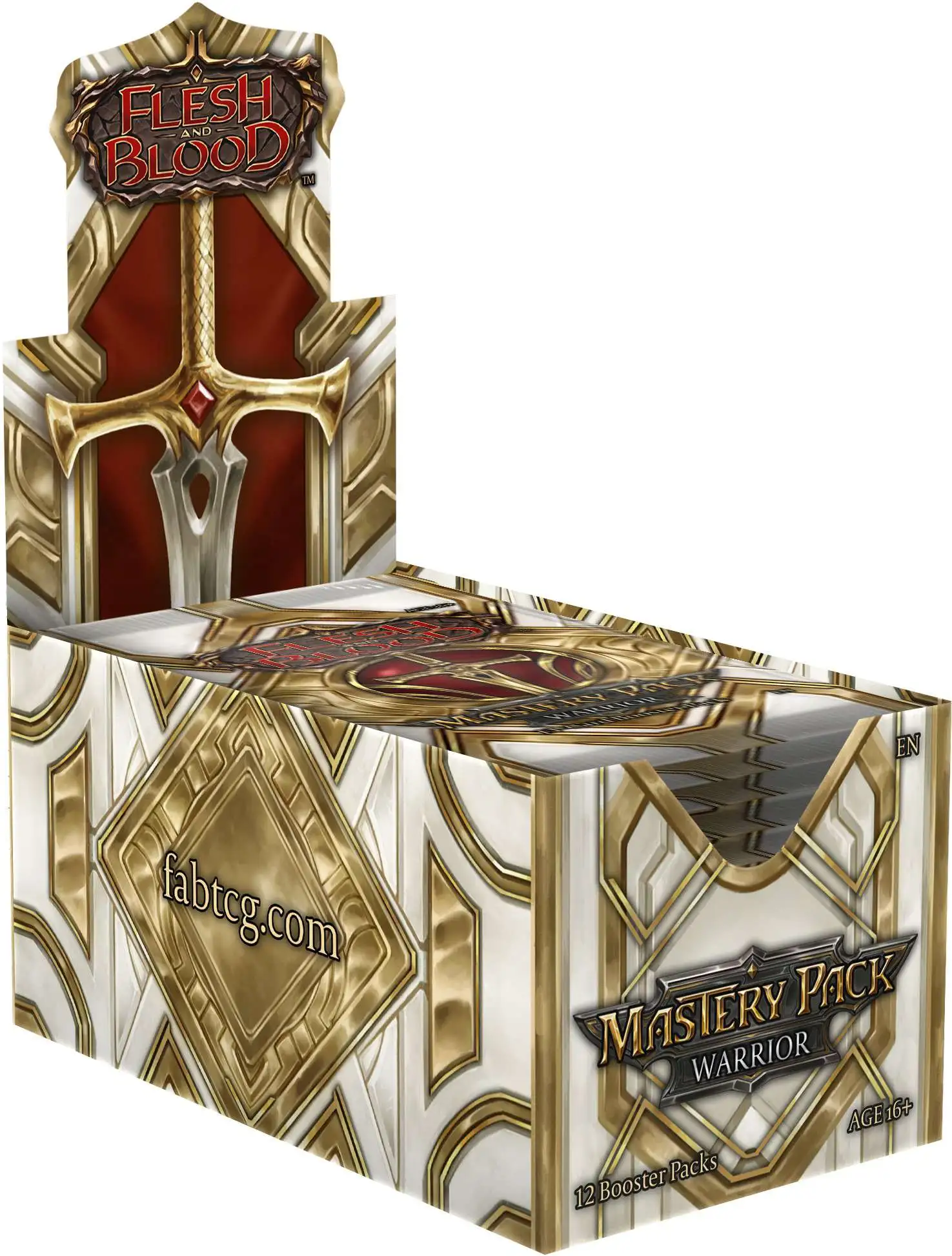 Flesh and Blood Trading Card Game Mastery Pack - Warrior Booster Box [12 Packs] (Pre-Order ships August)