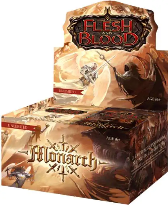 Flesh and Blood Trading Card Game Monarch (Unlimited) Booster Box [24 packs]