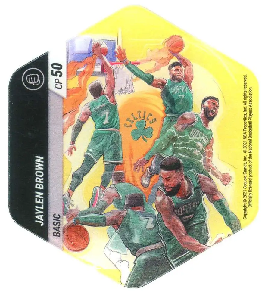 NBA FLEX 2022 Jaylen Brown Basic Player Flexagon [For collectible purchases only. The FLEX App may not be downloadable or functioning. ]