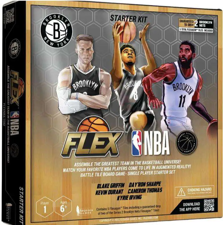 FLEX NBA Brooklyn Nets Starter Kit Sequoia Games - ToyWiz