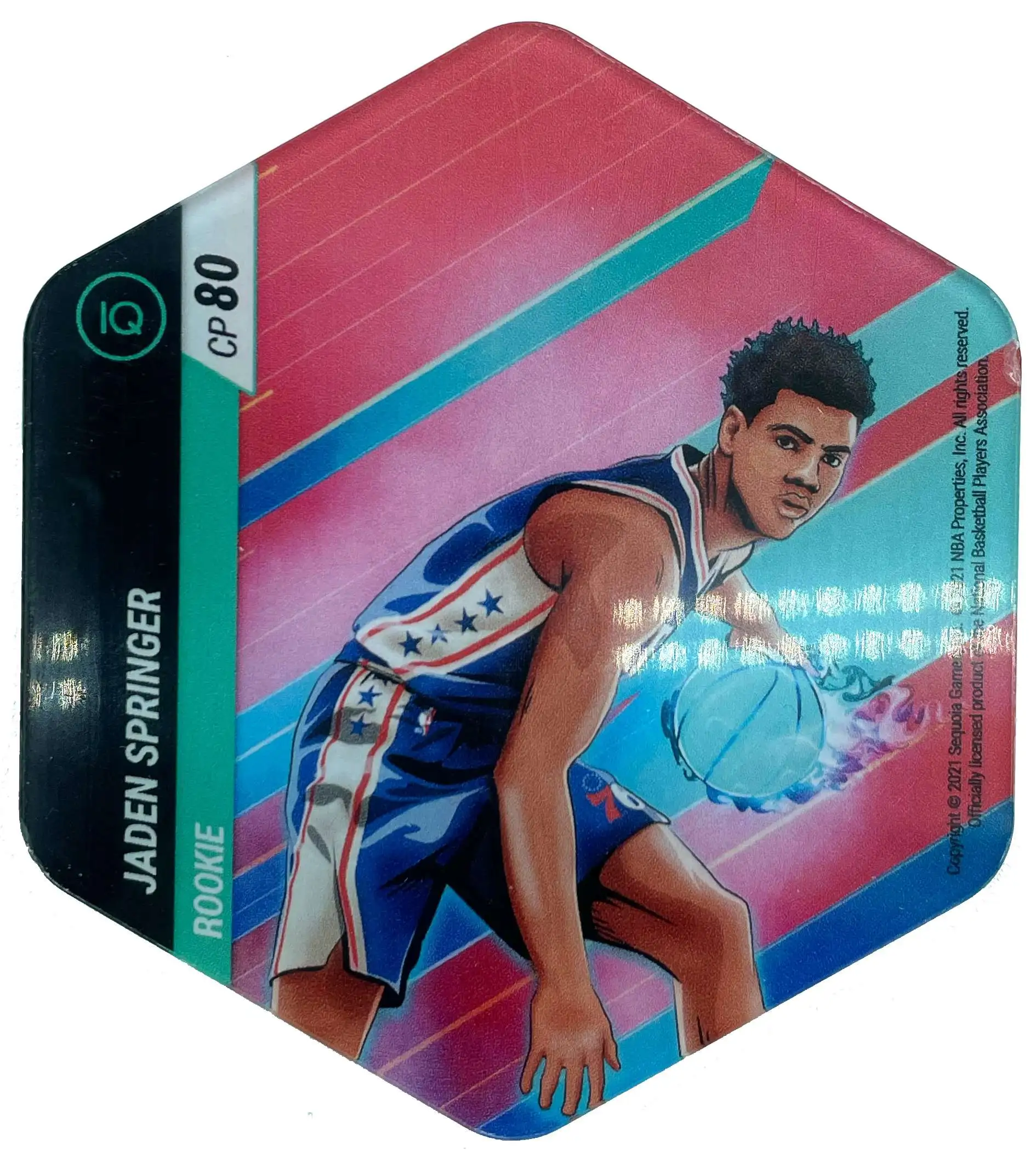 NBA FLEX Series 2 Rookie Jaden Springer Player Flexagon [For collectible purchases only. The FLEX App may not be downloadable or functioning. ]