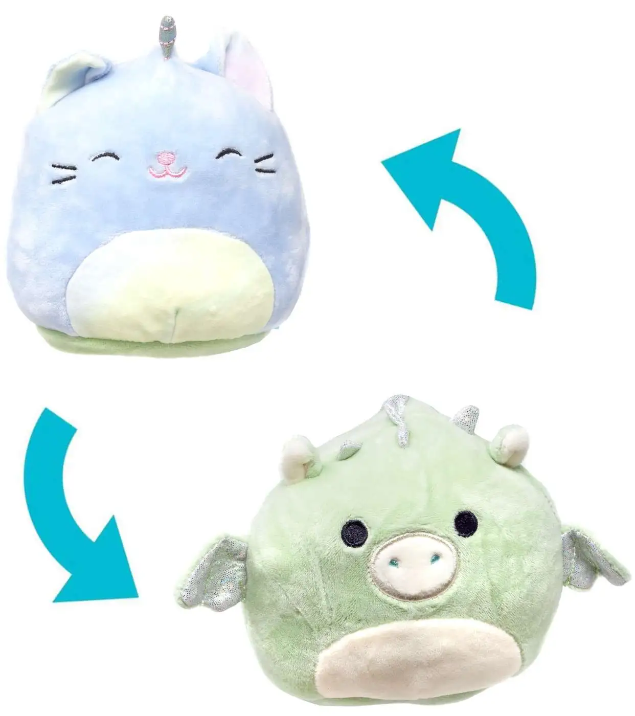 Squishmallows Flip-a-Mallows Courtney & Miles 5-Inch Plush