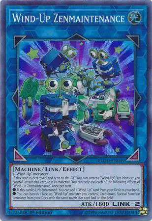 YuGiOh Flames of Destruction Super Rare Wind-Up Zenmaintenance FLOD-EN049