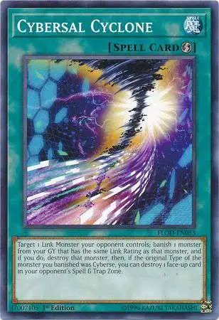 YuGiOh Flames of Destruction Common Cybersal Cyclone FLOD-EN053