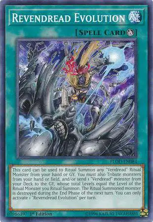 YuGiOh Flames of Destruction Common Revendread Evolution FLOD-EN084