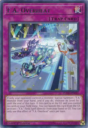 YuGiOh Flames of Destruction Single Card Rare F.A. Overheat
