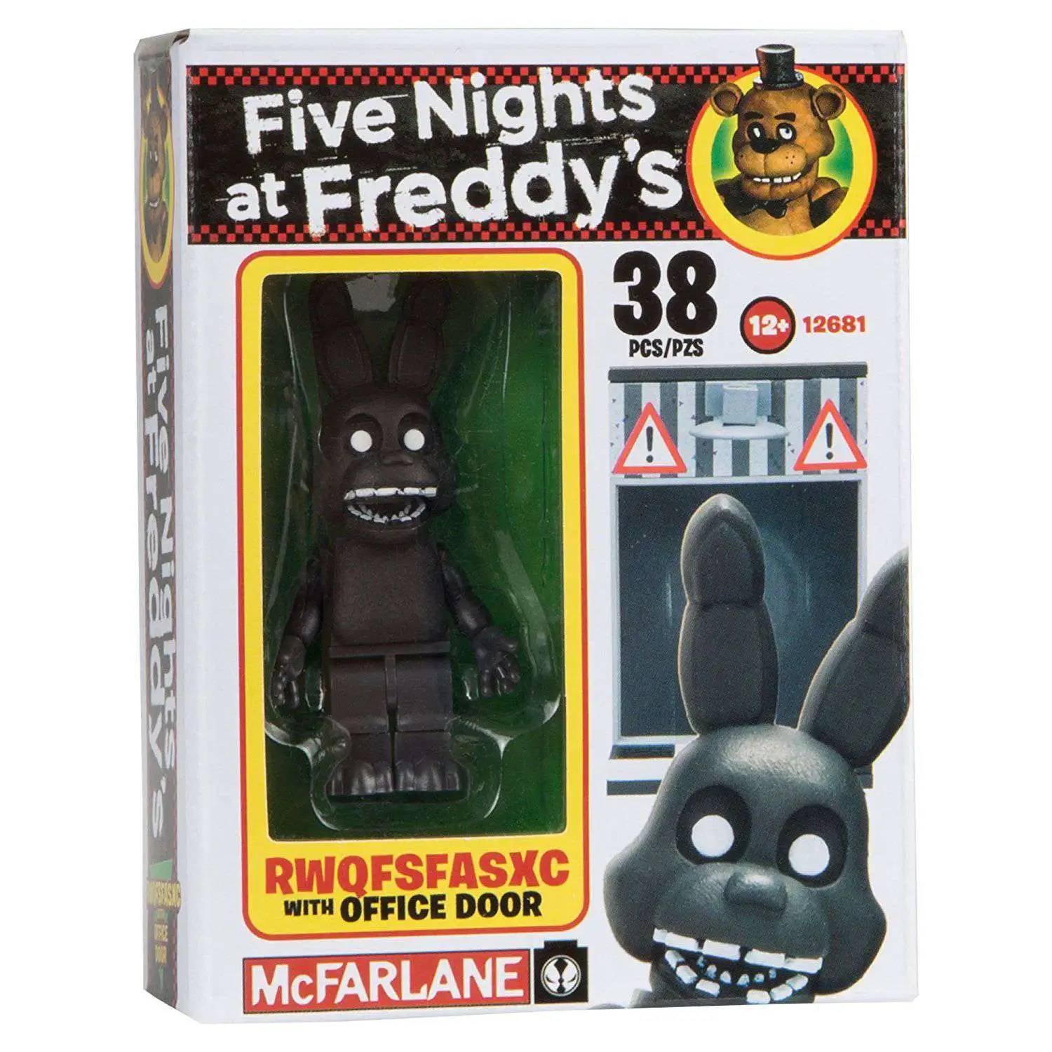 FIVE NIGHTS AT FREDDY'S MINI FIGURES (3) - FREDDY, FOXY, SHADOW FREDDY  MCFARLANE