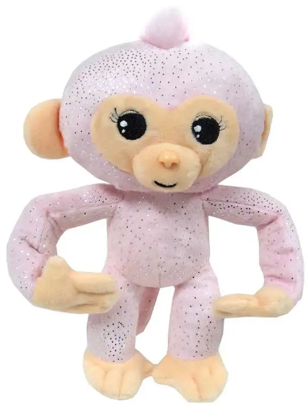 Fingerlings Baby Monkey White 10-Inch Plush with Sound 