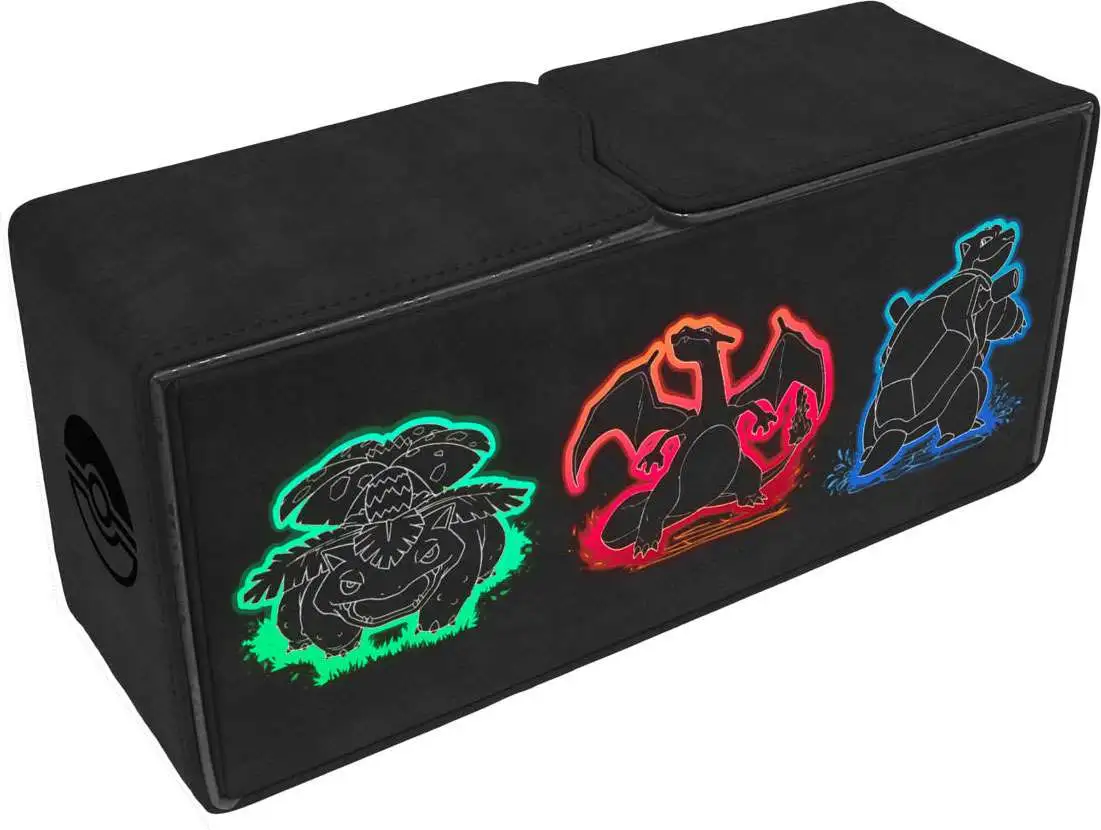 Ultra Pro Trading Card Game Foil Pokemon Neon Kanto Alcove Vault Deck Box [Venusaur, Charizard & Blastoise] (Pre-Order ships January)