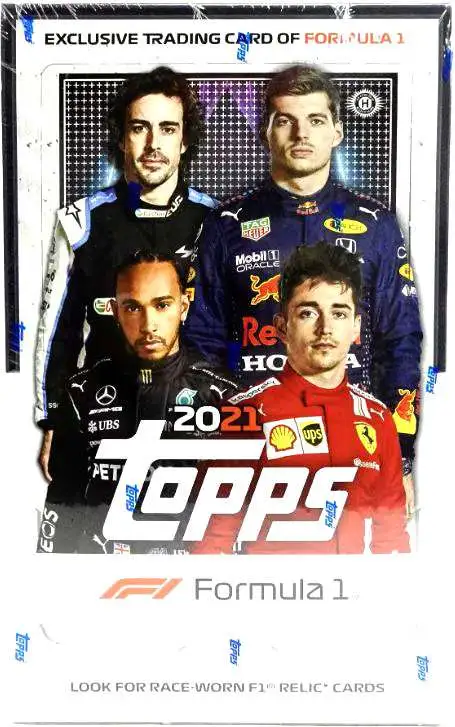 Formula 1 Topps 2021 Trading Card HOBBY Box [18 Packs Per Box, 8 Cards Per Pack]