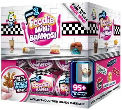 Zuru 5 Surprise Mini Brands Series 2 Mystery Set - Surprise Mini Food Toys  Mystery Bundle with Pikmi Pops Stickers and More (collectible Food Toys)