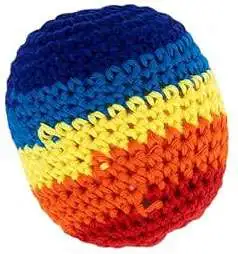 Hacky Sack Bean Bag Foot Sax 2.5-Inch Hacky Sack [1 RANDOM Design]