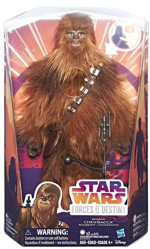 Roaring Star Wars Forces of Destiny Chewbacca Deluxe Adventure Action Figure 