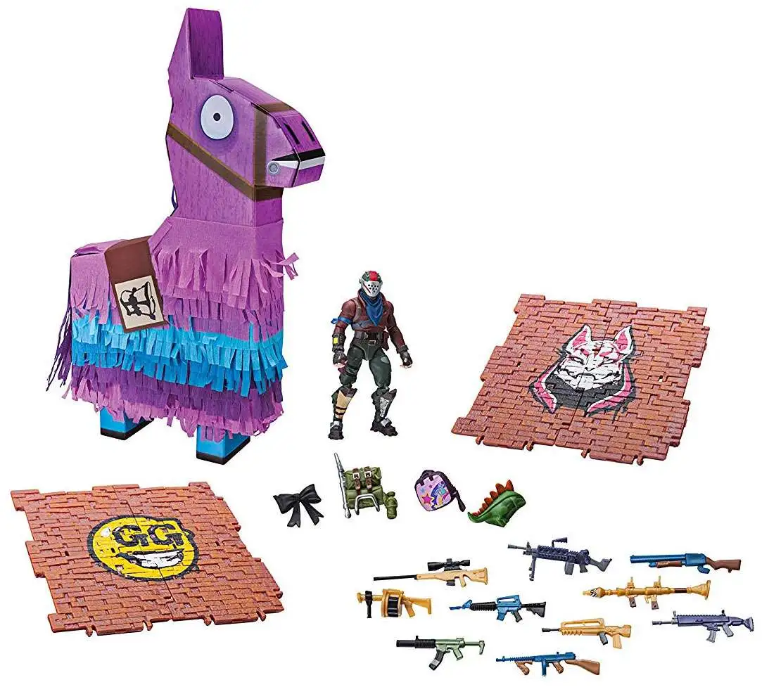 Fortnite Llama Drama Loot Birthday Pinata [Rust Lord 4" Action Figure, Damaged Package]