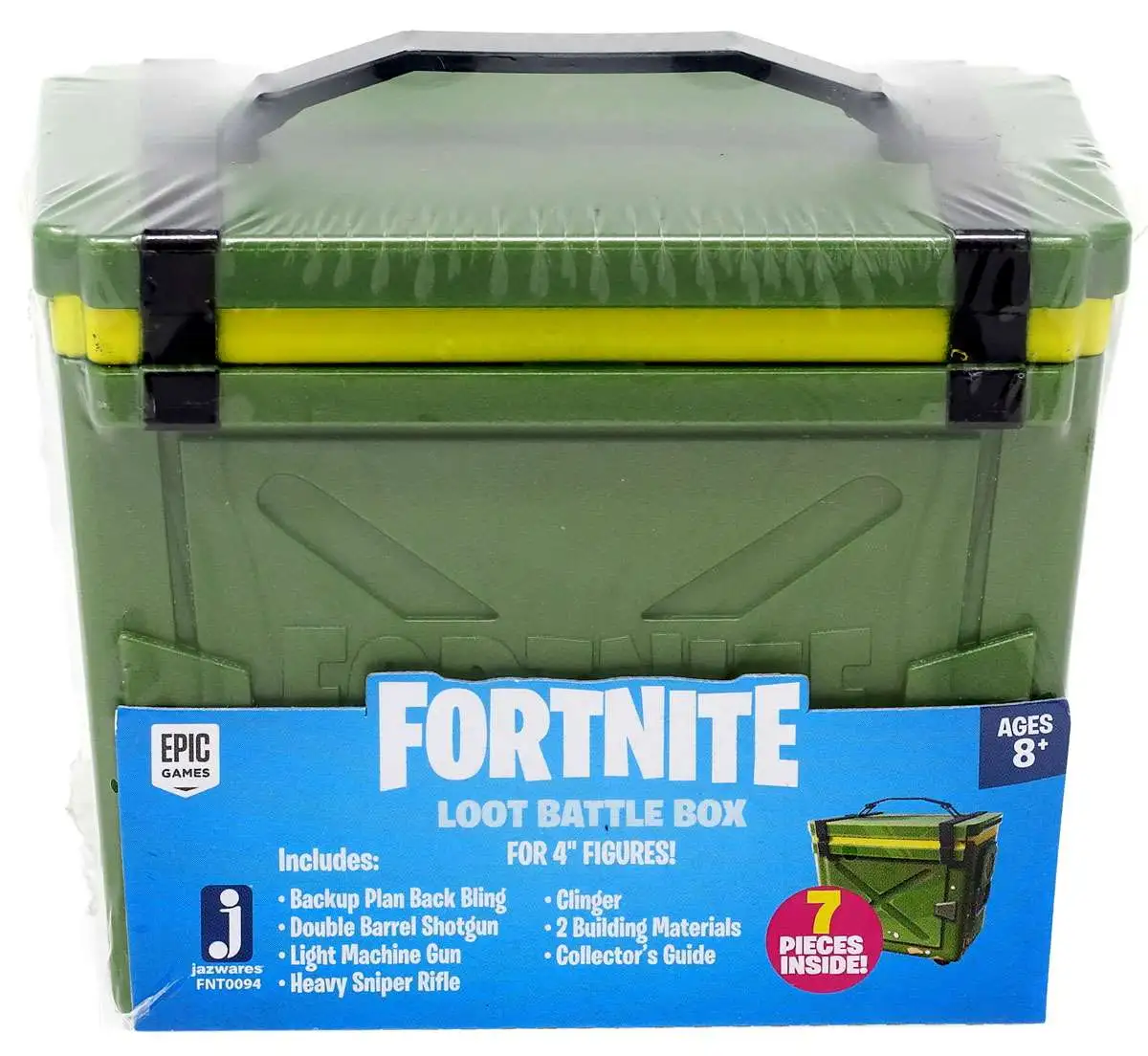 FORTNITE LOOT CHEST 7 Pieces Jazwares 4" Fortnite Figures lot of 4 