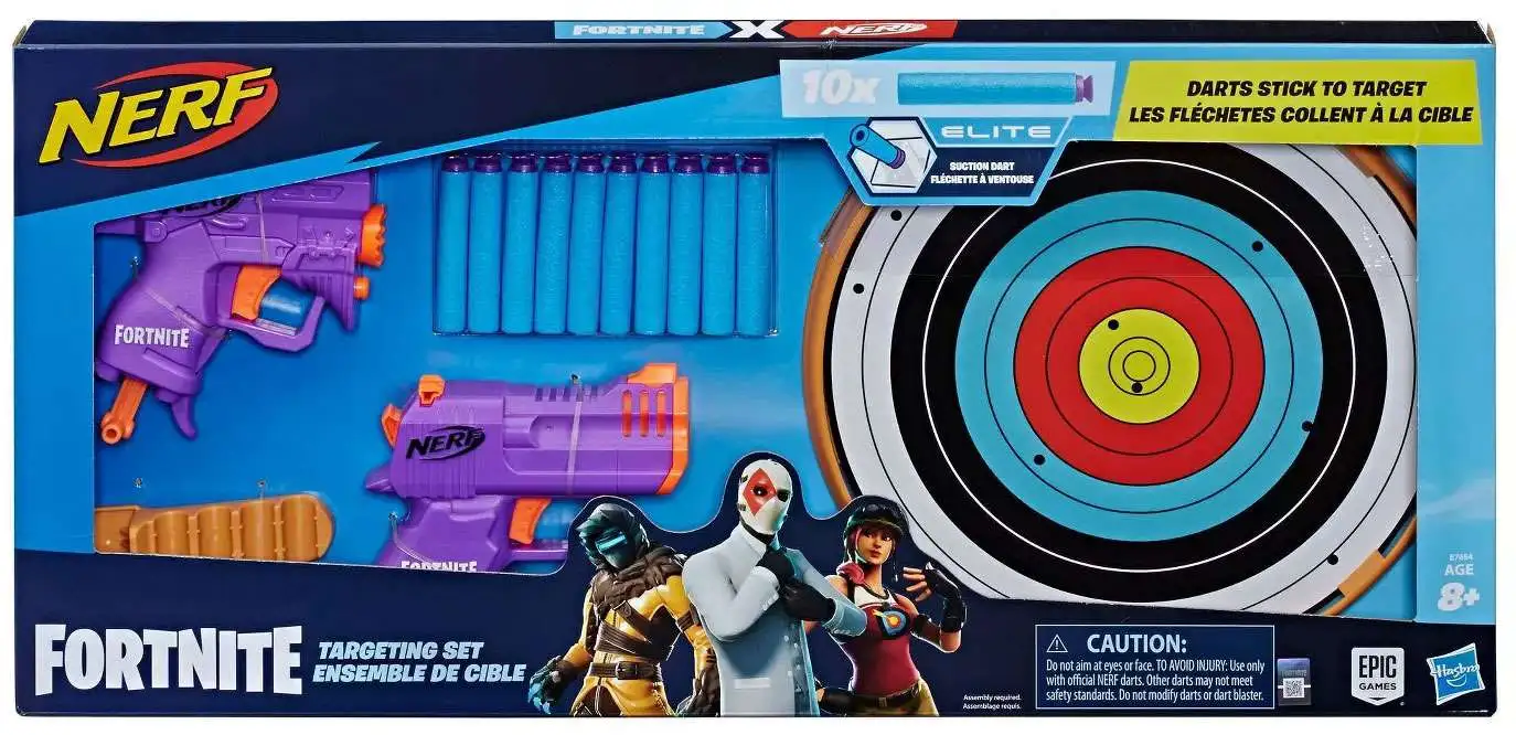 Nerf Fortnite HC-E Mega Dart Blaster with 3 Darts