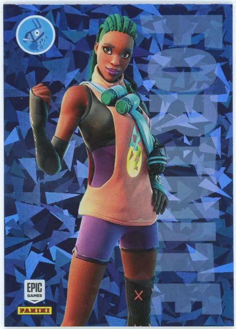 Fortnite 2021 Series 3 Cracked Ice Zina #100 [Rare Outfit]