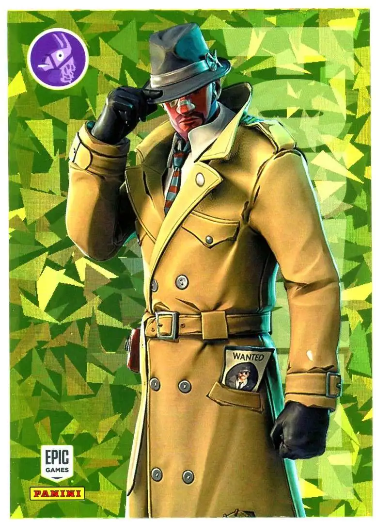 Fortnite 2021 Series 3 Single Card Cracked Ice Sleuth 175 Epic Outfit 