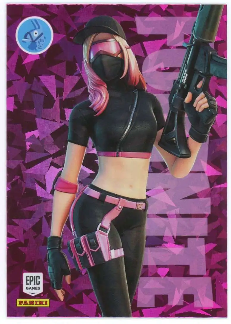 Fortnite 2021 Series 3 Single Card Cracked Ice Athleisure Assassin 27 ...