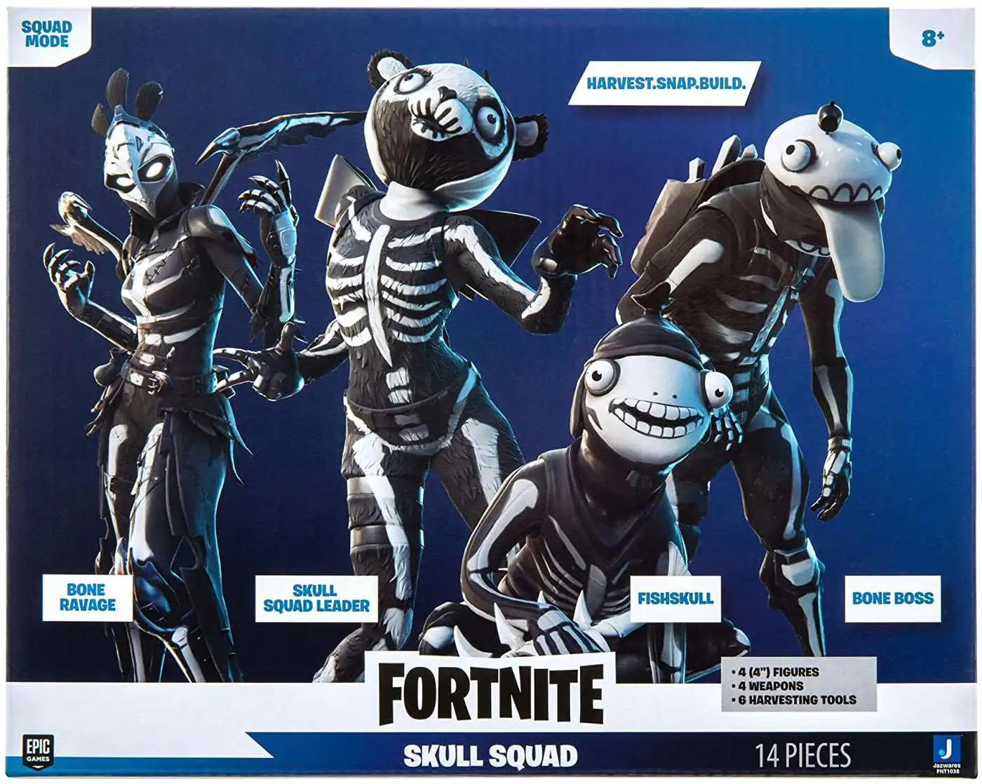 EPIC Games Fortnite Squads 9 Piece Legendary Micro Series – 2022