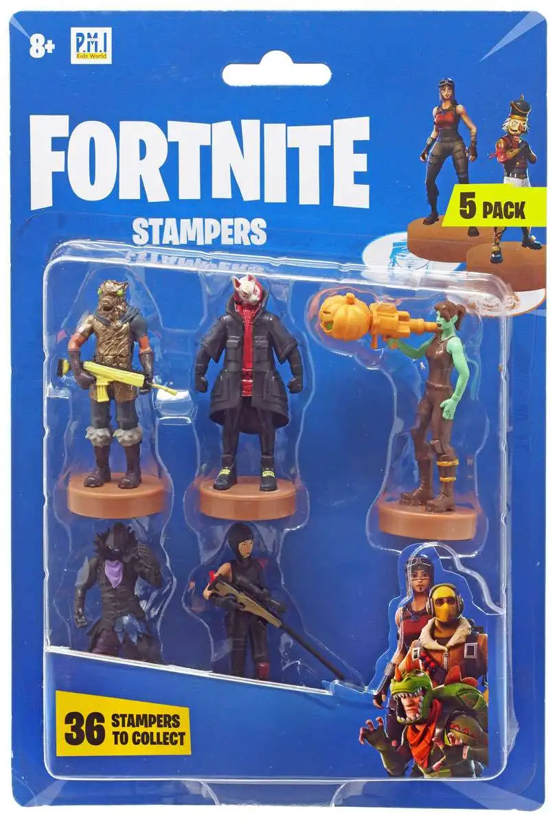 Fortnite Battle Hound, Kitsune, Ghoul Trooper, Raven & Shadow Ops Stamper 5-Pack