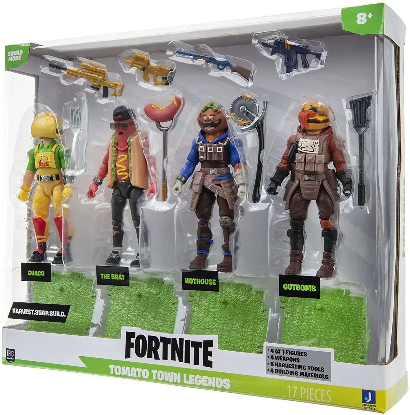 Fortnite Squad Mode Series 3 Action Figure 4 Pack NEW Jazwares 100% Official 