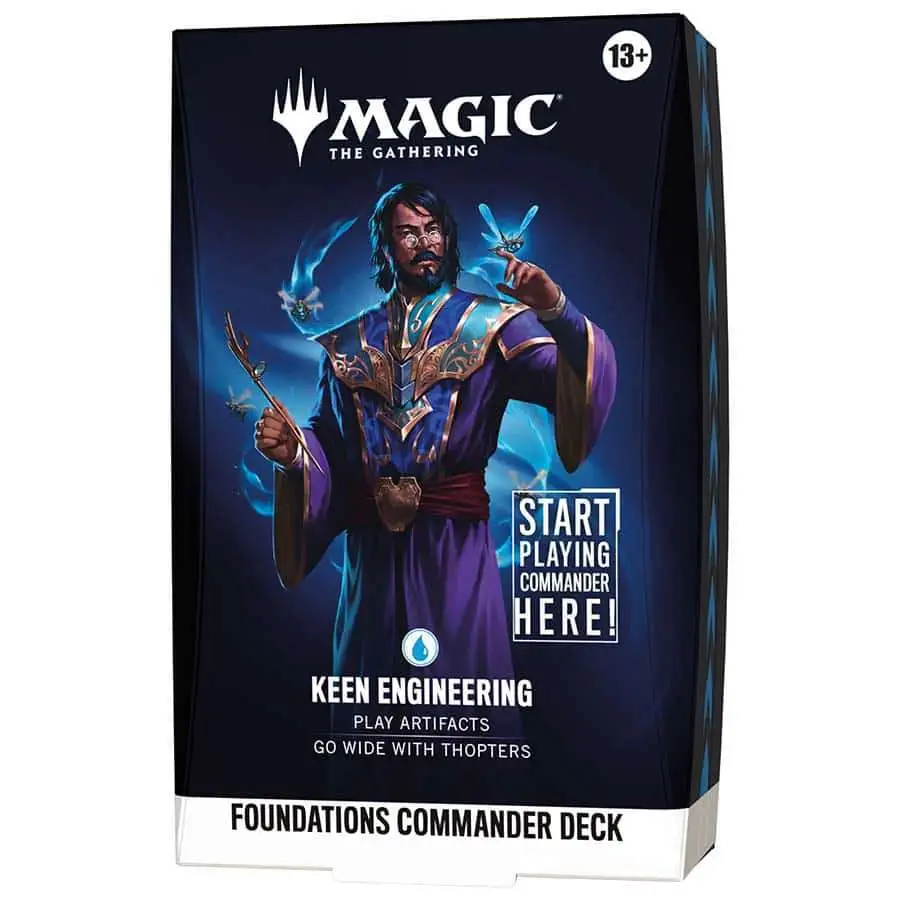Magic The Gathering Foundations Keen Engineering Commander Deck 110 Cards Wizards of the Coast - ToyWiz Magic The Gathering Foundations Keen Engineering Commander Deck 110 Cards Wizards of the Coast - ToyWiz