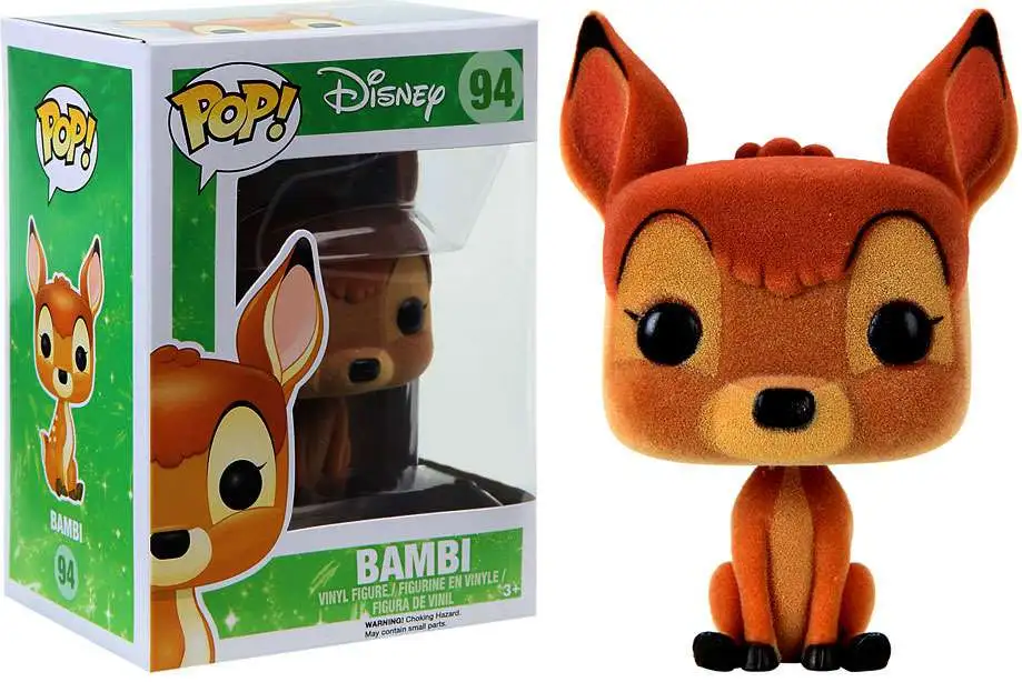 Funko Disney Bambi Disney Bambi Exclusive Vinyl Figure 94 Flocked, Damaged Package ToyWiz