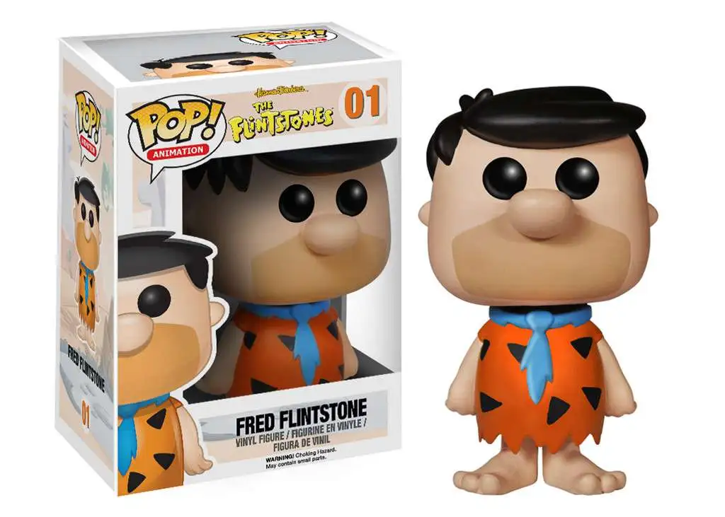 Funko Hanna-Barbera The Flintstones POP Animation Fred Flintstone Vinyl  Figure 01 - ToyWiz