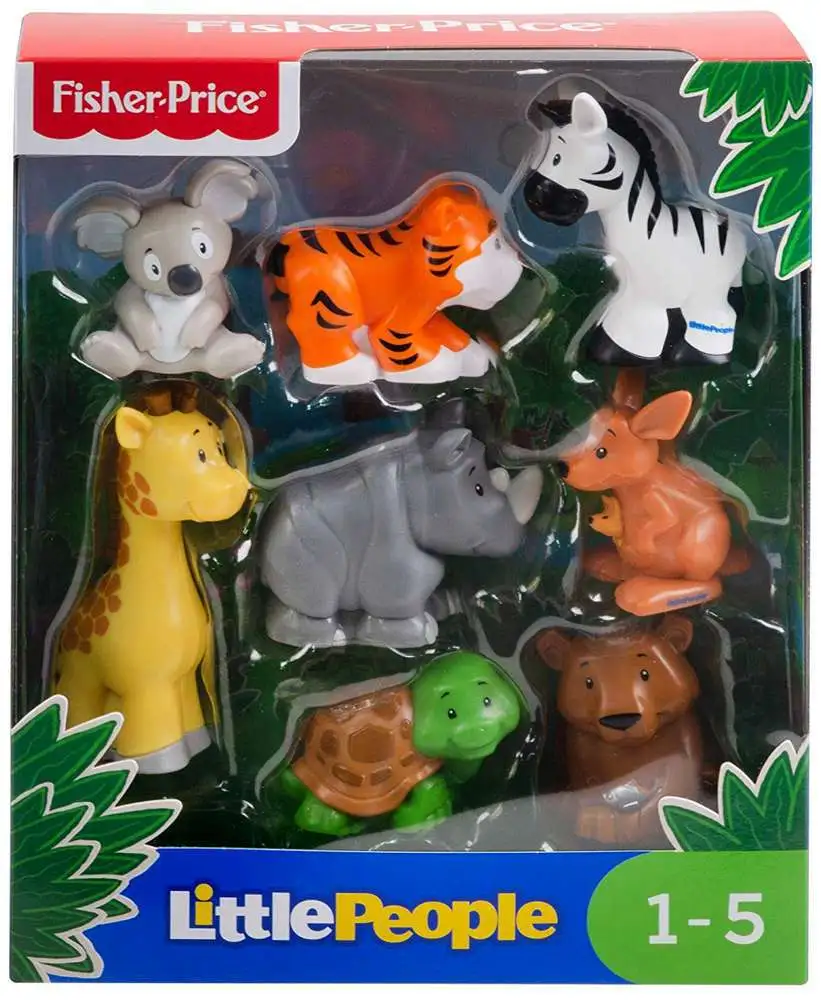 Farm Animal Friends Figure Set of 8 New Fisher-Price Little People 