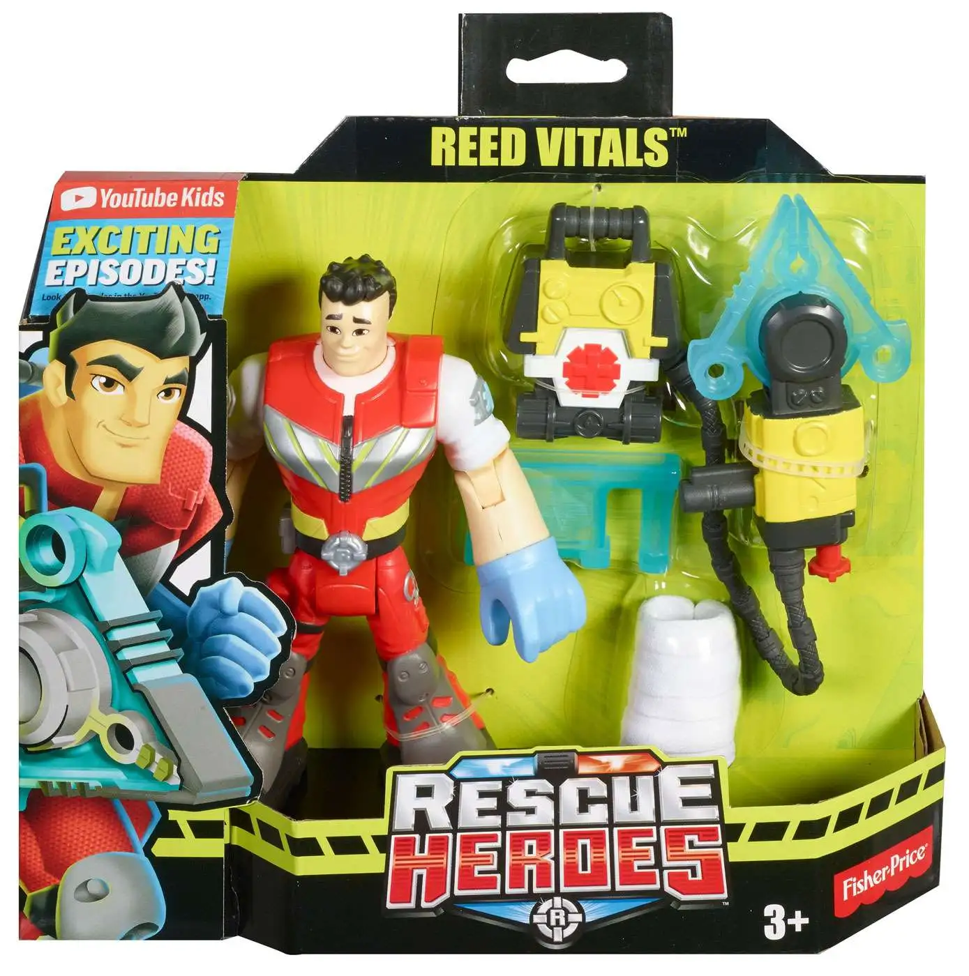 NEW Details about   Fisher Price Rescue Heroes Carlos Kitbash Action Figure 