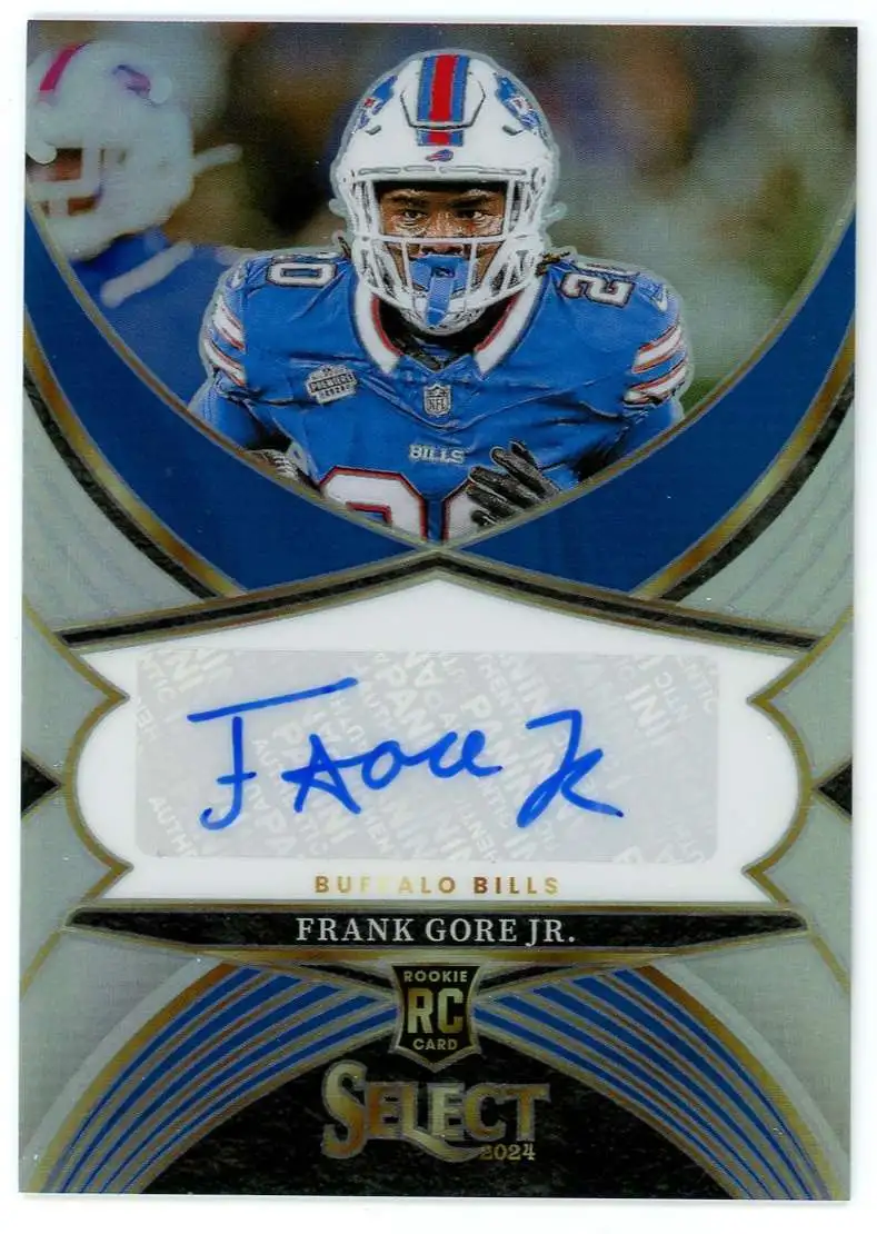 NFL 2024 Panini Select Football Silver Signatures Frank Gore Jr. SSP-FGJ [Rookie Auto]