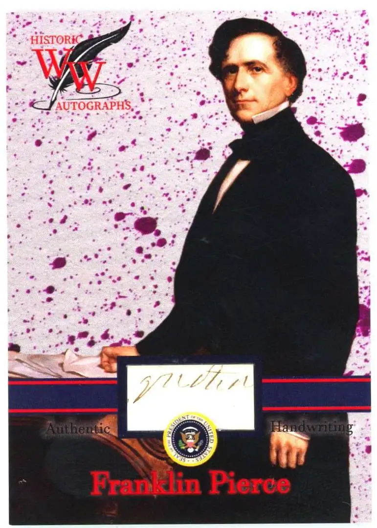 Historic Autographs 2021 Written Word POTUS Franklin Pierce