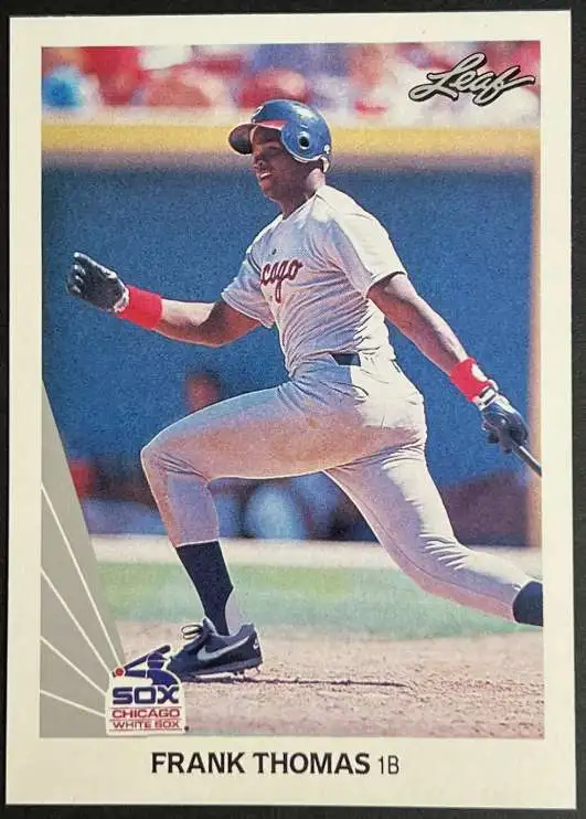 MLB 1990 Leaf Baseball Frank Thomas #300 [Rookie Card] [Excellent]
