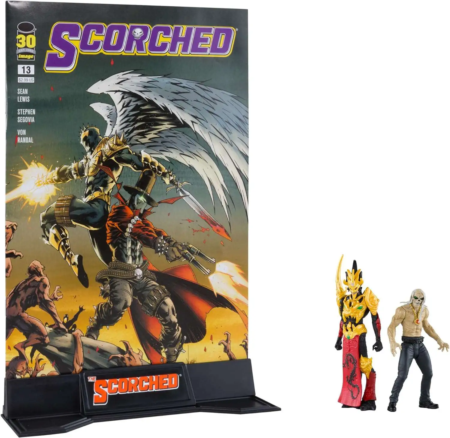 McFarlane Toys Page Punchers Freak & Mandarin Spawn Action Figure 2-Pack & Comic Book