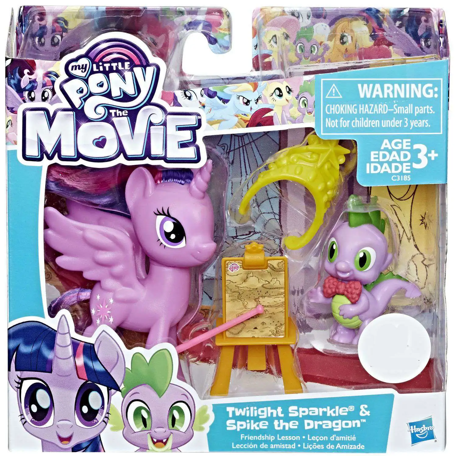 MY LITTLE PONY EASTER TOY GIFT BASKET TOYS SPIKE DRAGON PLUSH FIGURE PLAY  SET