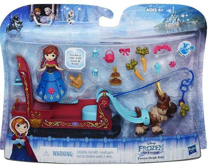 Disney Frozen Sleigh Ride Mini Doll Playset [Damaged Package]