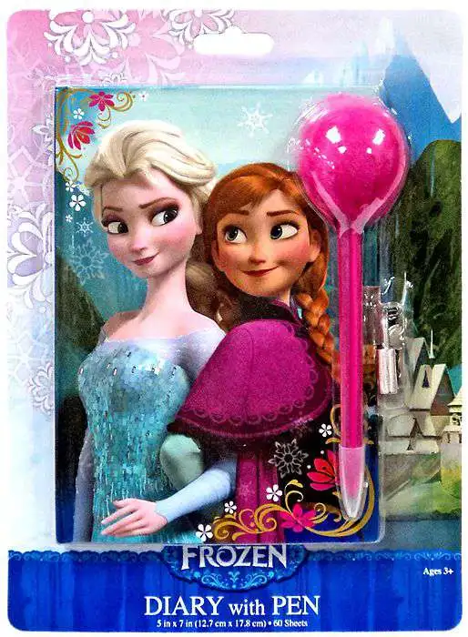 Disney Frozen Anna & Elsa Diary with Pen [Damaged Package]