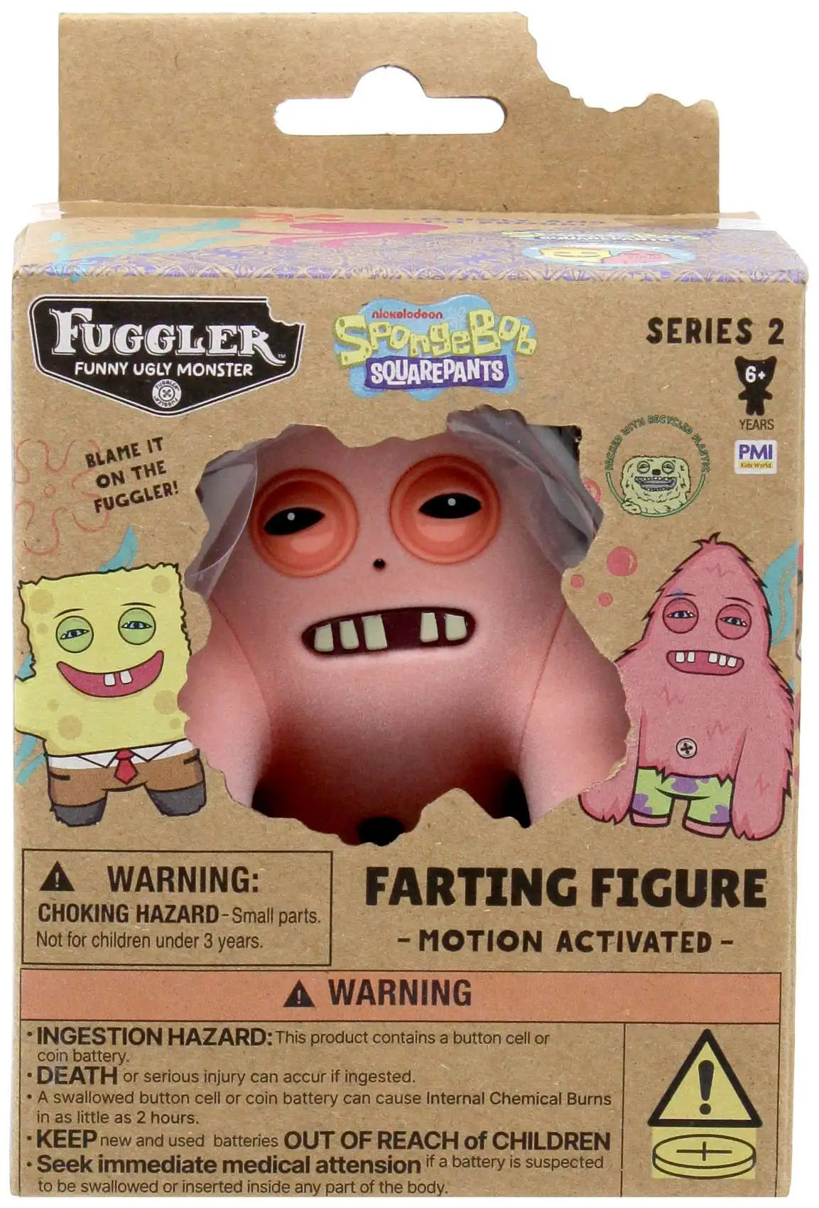Fuggler Farting Figure Patrick Vinyl Figure with Sound [Motion Activated!]