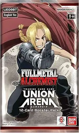 Union Arena Card Game Fullmetal Alchemist Booster Pack UE09BT 12 Cards  Bandai - ToyWiz