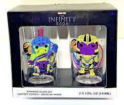 Marvel The Infinity Saga Hulk & Thanos Glass Set