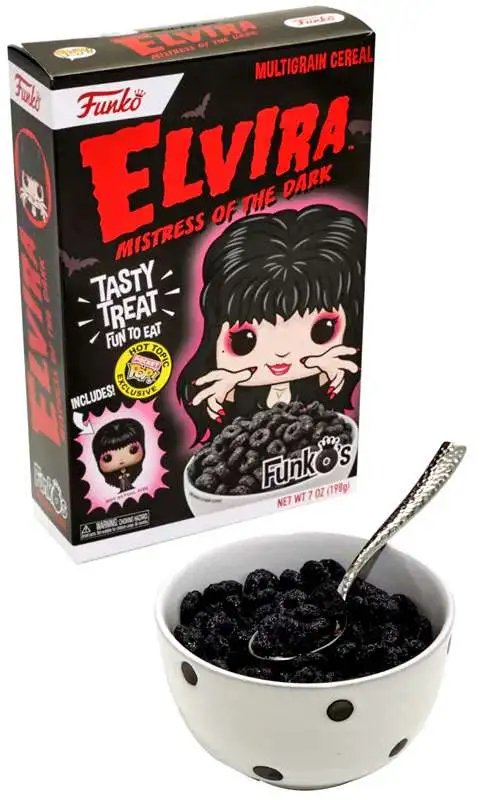 FunkO's Elvira Mistress of the Dark Exclusive Breakfast Cereal 