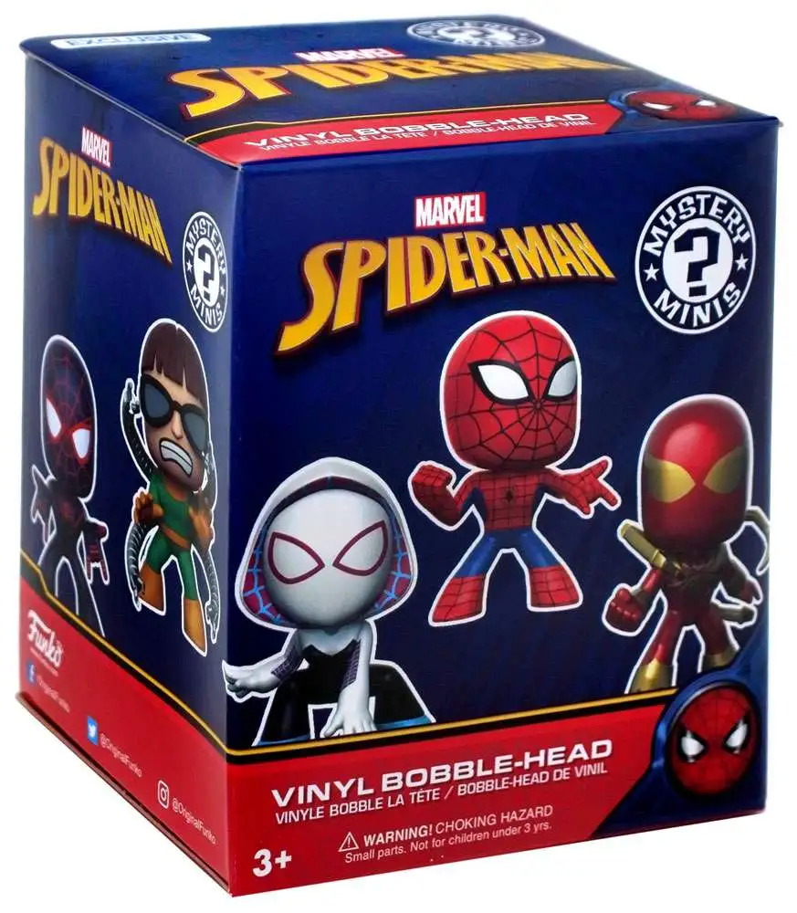 FUNKO MYSTERY MINIS CLASSIC SPIDER-MAN BOBBLE HEAD CHOOSE YOUR OWN 