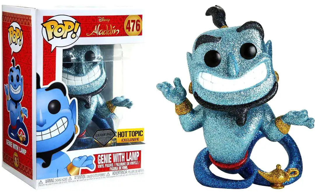 Genie With Lamp GITD #476 Specialty Series NEW Funko Pop Disney's Aladdin 